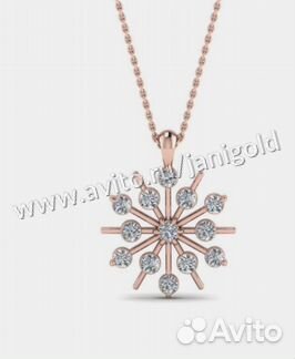 Золотой кулон