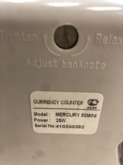 Портативный счетчик банкнот Mercury 50 Mini с акб