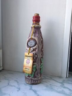 Бутылка глиняная