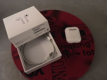 Беспроводные наушники apple airpods 2