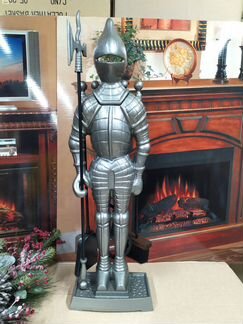 Набор для камина (98051GR) Рыцарь Большой Графит
