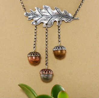 Колье Сказка про желудь