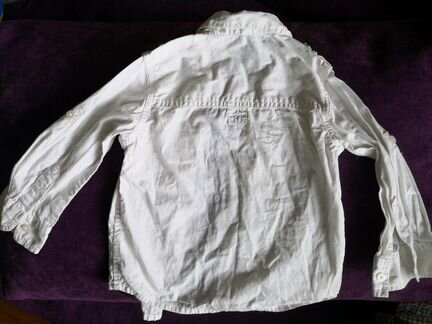 Рубашка белая next 1,5-2