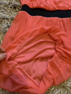 Коралловое платье