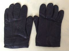 Перчатки кожаные б/у. Размер 9