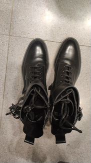 Натур Кожаные сапоги zara 36