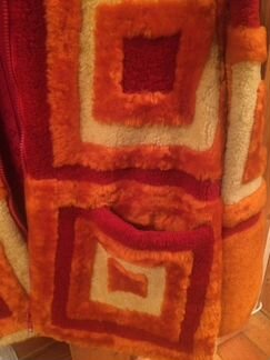 Шуба цветная (полушубок)