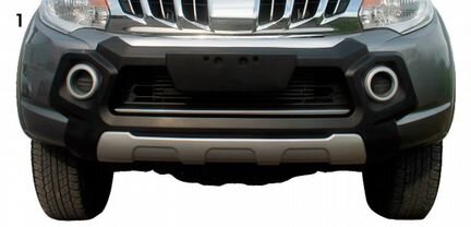 Защита переднего бампера Mitsubishi L200 Митсубиси