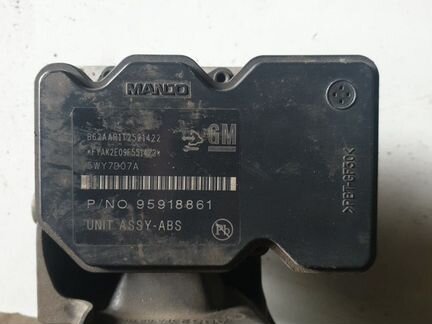 Блок ABS шевроле авео т300