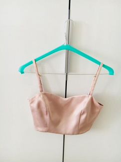 Комплект юбка/кроп топ/кружевной топ-блузка XS