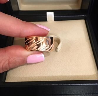 Золотое кольцо Chopard
