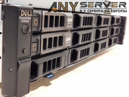 Сервер Dell R720xd 2x E5-2650v2 128Gb H710 12x3.5