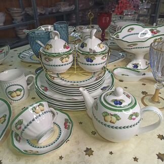 Набор из 2 сахарниц фрукты в стиле villeroy