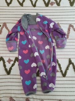 Комбинезон флисовый для девочки 68р новый