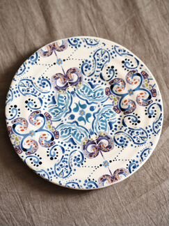 Тарелка с узорами