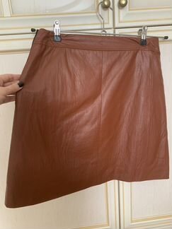 Юбка из эко кожи