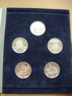 Нидерланды 2 экю 1995 Амстердам Корабль парусник 5