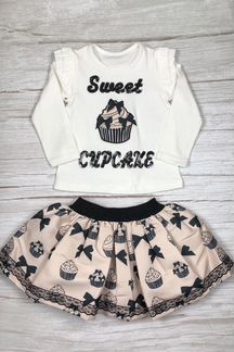 Комплект-двойка для девочки «Капкейк»