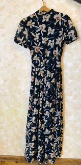 Новое легкое длинное платье (42-46) из шифона