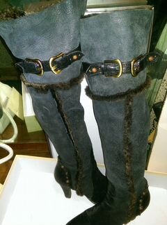 Ботфорты зимние