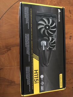 Новая водянка corsair h115i (2x140*140/ 280mm)