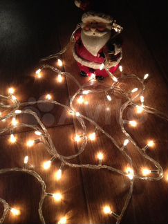 Гирлянды новые: белый свет, разноцветный