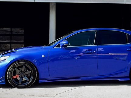 Пороги боковые сплиттеры Lexus IS III