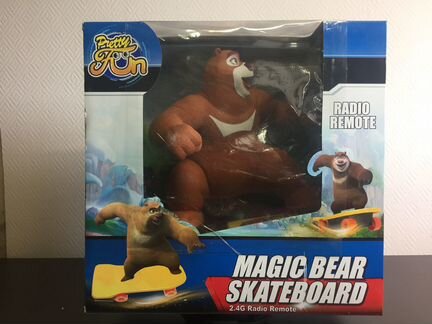 Радиоуправляемый медведь на скейтбордe Magic Bear