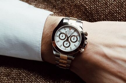 Rolex Daytona Cosmograph Stainless Gold Watch