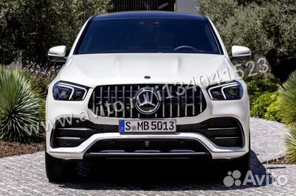 Решетка радиатора 53 AMG Mercedes GLE V167 черная