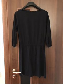 Платье хлопковое чёрное Uniqlo M