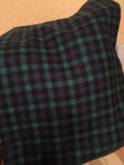 Шерстяная ткань в клетку