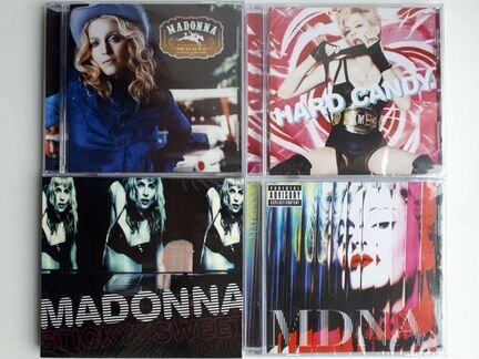 CD диски Michael Jackson, Madonna, Roxette