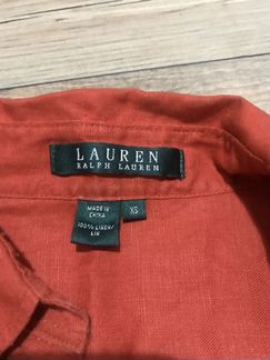 Ralph lauren рубашка льняная