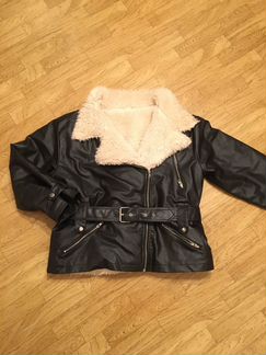 Куртка кожаная женская с мехом