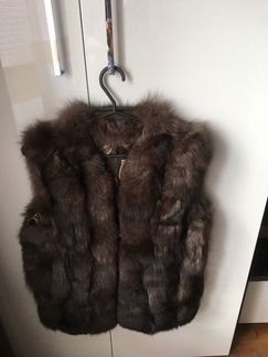 Жилет из песца S-M