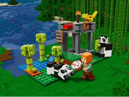 Конструктор lari Minecraft Питомник панд 11475