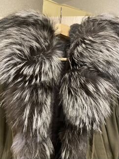 Парка с натуральным мехом