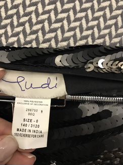 Женская мини-юбка со стразами