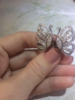 Серьги, бриллианты