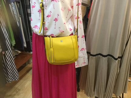 Женская кожаная сумка кросс боди