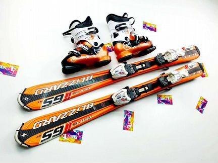 Детские горные лыжи 100 Blizzard / ботинки 19.5 Ro