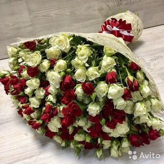 101 Роза, Букеты Цветы Розы 31 51 75 301 Доставка