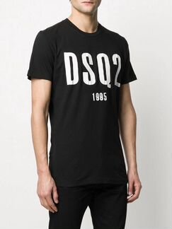 Dsquared2 футболка с принтом DSQ2 1995 чёрный