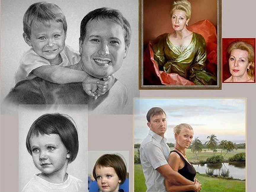 Портреты на заказ по фото новосибирск