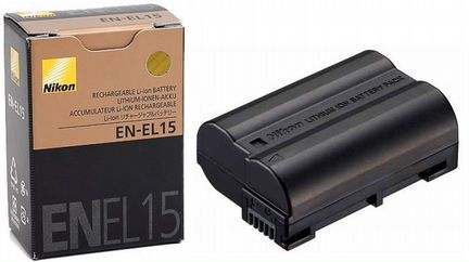 Аккумулятор Nikon EN-EL15 новый в упаковке (Bipo)