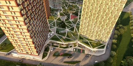 1-к апартаменты, 47.9 м², 5/21 эт.