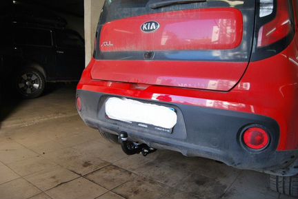 Фаркоп для Киа Соул 2 / KIA soul 2013-2018