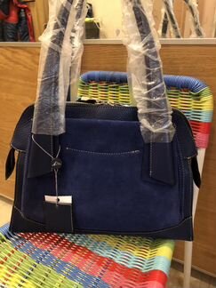 Новая женская сумка Arcadia Италия кожа замша