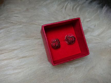 Серьги пусеты Swarovski